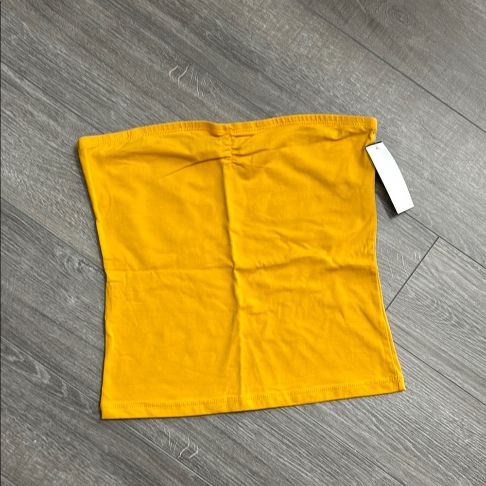 Mustard Yellow Tube Top